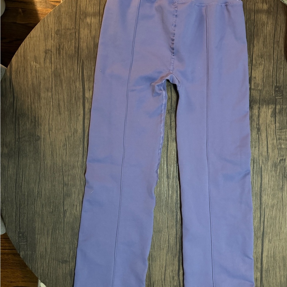 Free People Movement Split Front Flares in Twilight size medium - Picture 9 of 10